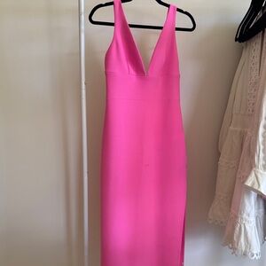 Amanda Uprichard Elegant Pink Sleeveless Dress